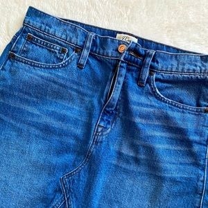 J.Crew Raw-Hem Jean Skirt